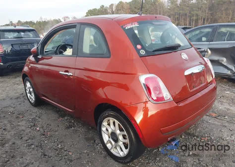 2012 Fiat 500 Pop из США, поврежденный, VIN 3C3CFFAR3CT343571